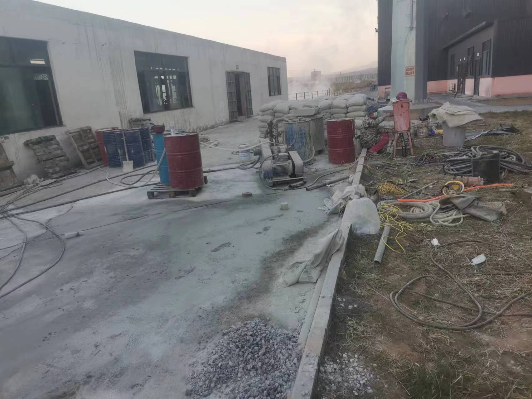 铁东厂房地基沉降注浆